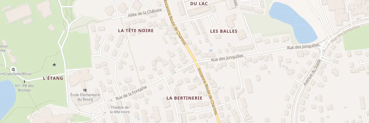 Plan du 28 Rue de la Fontaine à Saran