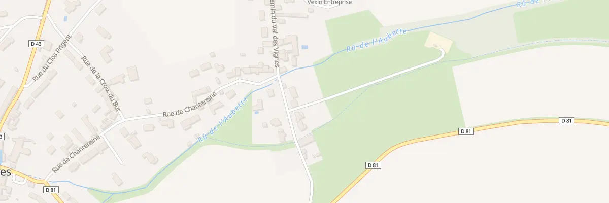 Plan du 47 Rue de Chantereine à Avernes
