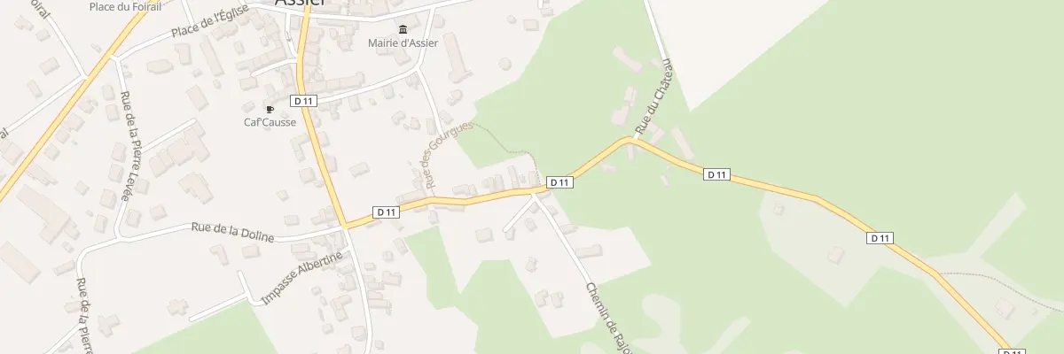 Plan du 177 Rte du Cayre à Assier