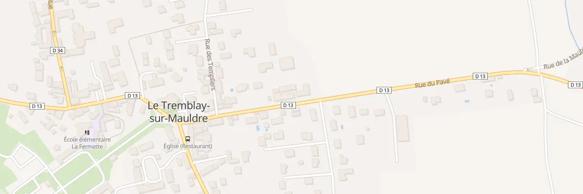 Plan du 39 Rue du Pavé au Tremblay-sur-Mauldre