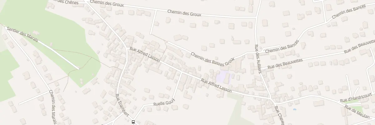 Plan du 34 Rue Alfred Lasson à Mézy-sur-Seine