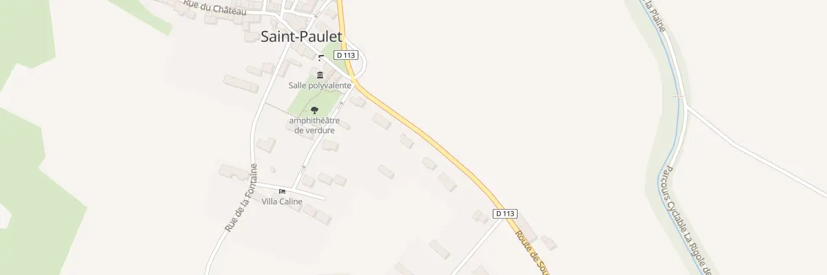 Plan du 9T Rue du Monument à Saint-Paulet
