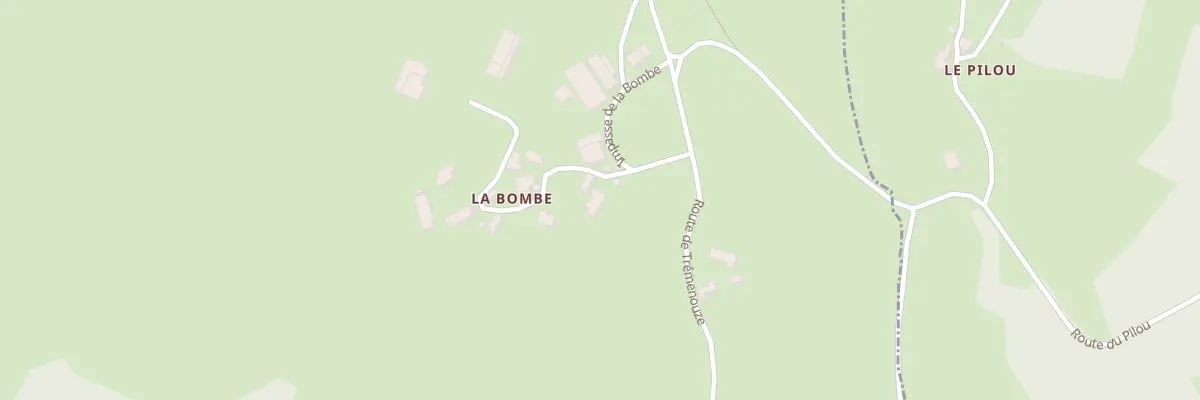 Plan du 5066 La Bombe à Saint-Jean-Lagineste