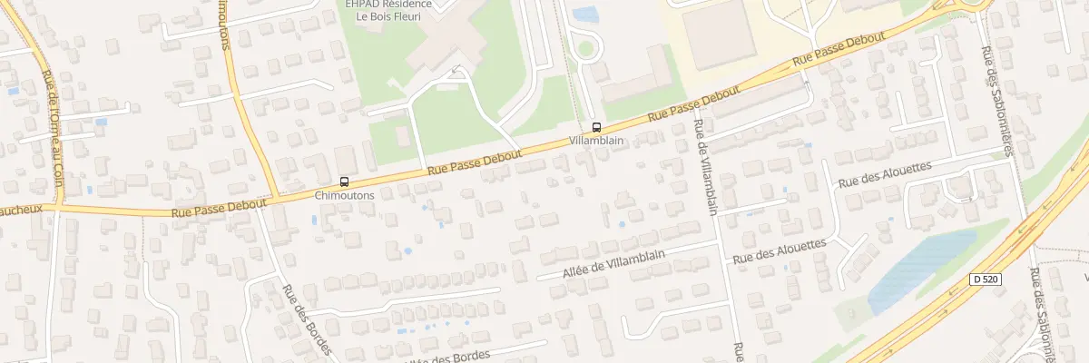 Plan du 1135 Rue Passe Debout à Saran
