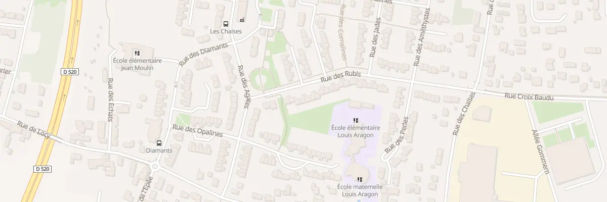 Plan du 45 Rue des Rubis à Saint-Jean-de-la-Ruelle