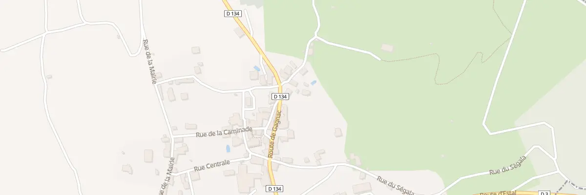 Plan du 224 Rte de Gagnac à Glanes