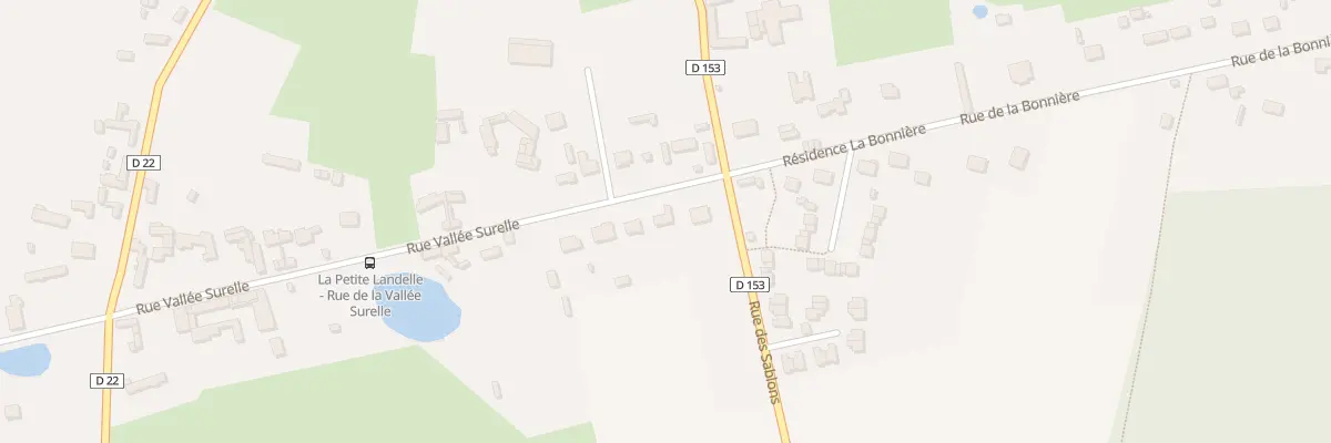 Plan du 2B Rue Vallee Surelle à Lalandelle