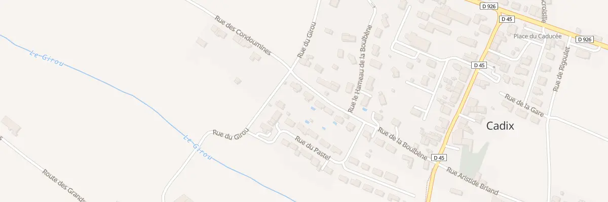 Plan du 17 Rue de la Boulbène à Cuq-Toulza
