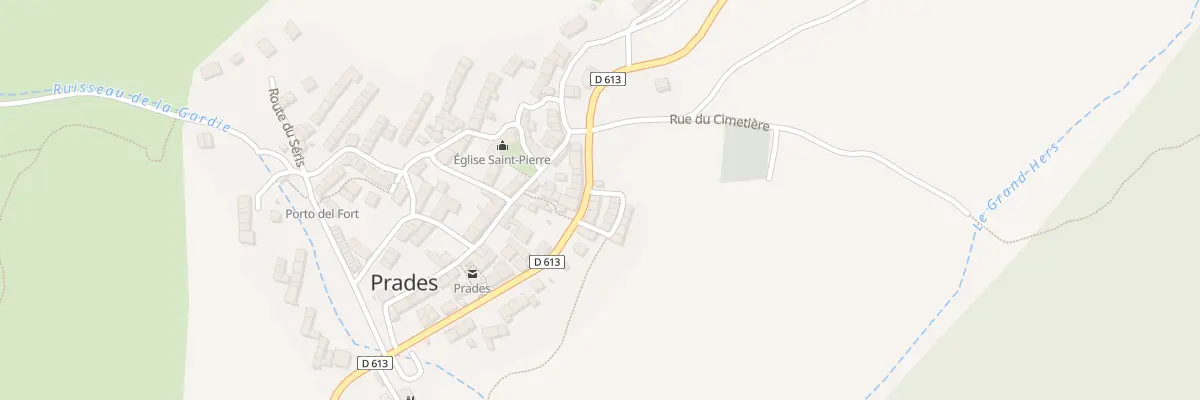 Plan du 49 Prades Village à Prades