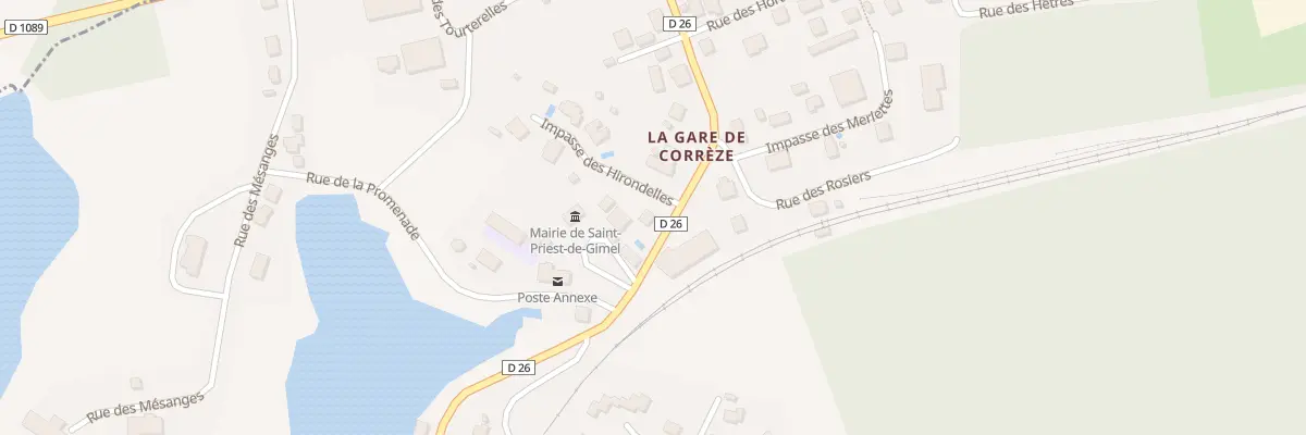 Plan du 12 Rte des Etangs à Saint-Priest-de-Gimel