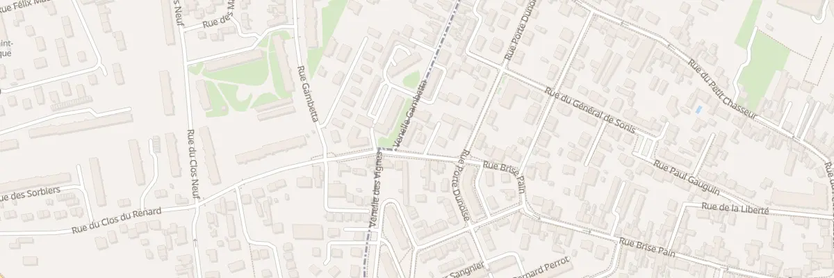 Plan du 100 Rue Brise Pain à Orléans