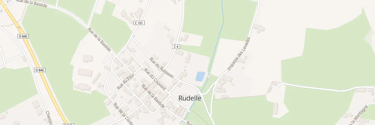 Plan du 5371F La Riviere à Rudelle