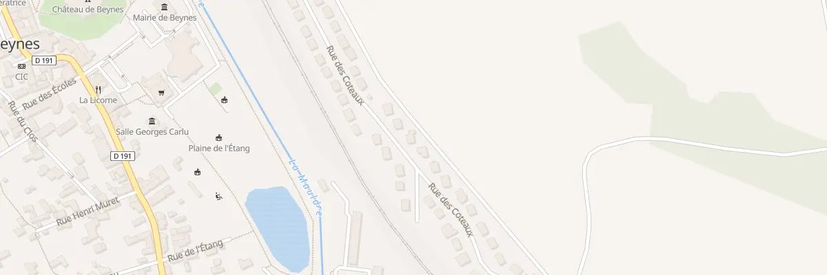 Plan du 29 Rue des Coteaux à Beynes