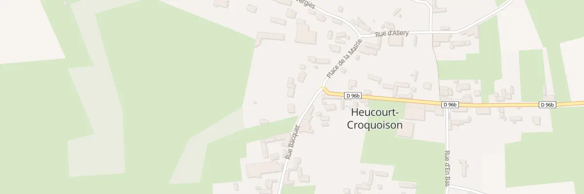 Plan du 4 Rue Bacquet à Heucourt-Croquoison
