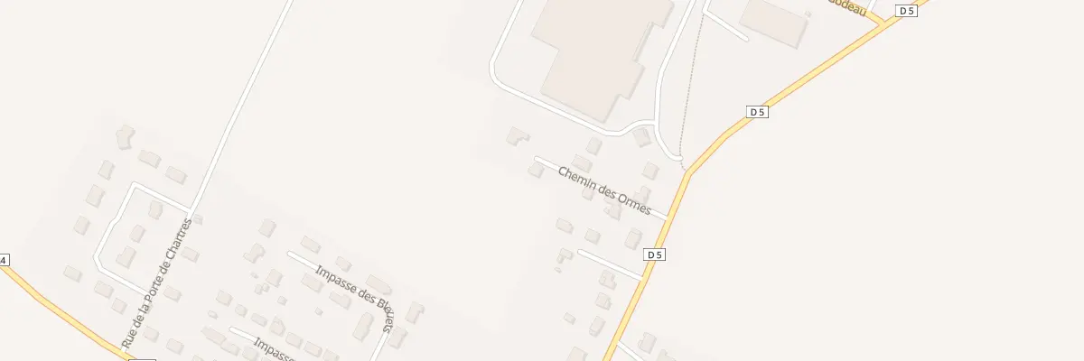 Plan du 3 Che des Ormes à Sainville