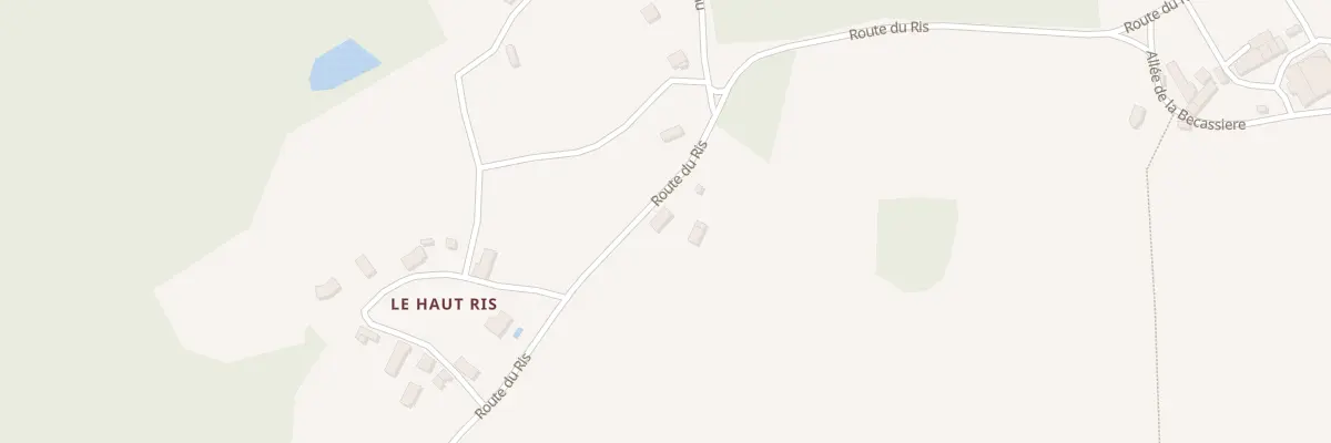 Plan du 2 Rte du Ris à Mers-sur-Indre