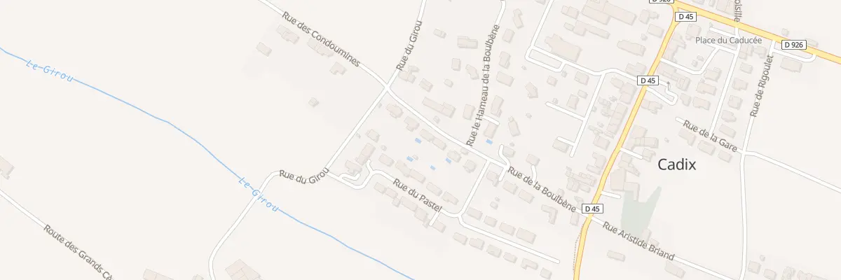 Plan du 15 Rue de la Boulbène à Cuq-Toulza