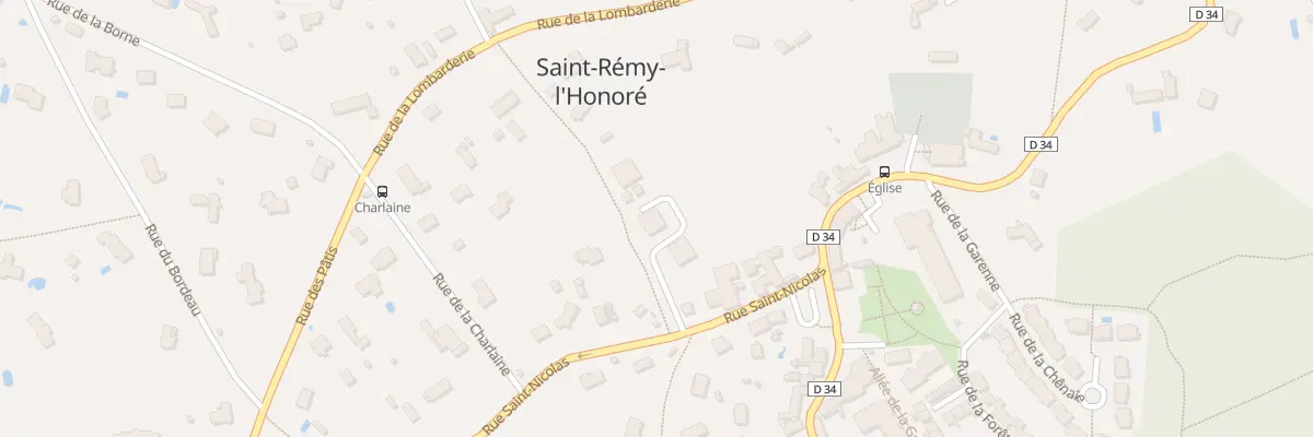 Plan du 6 Rue Saint Nicolas à Saint-Rémy-l’Honoré