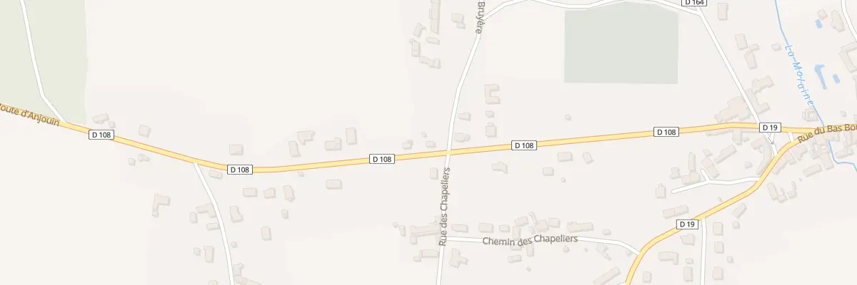 Plan du 8 Rte d’Anjouin à Genouilly
