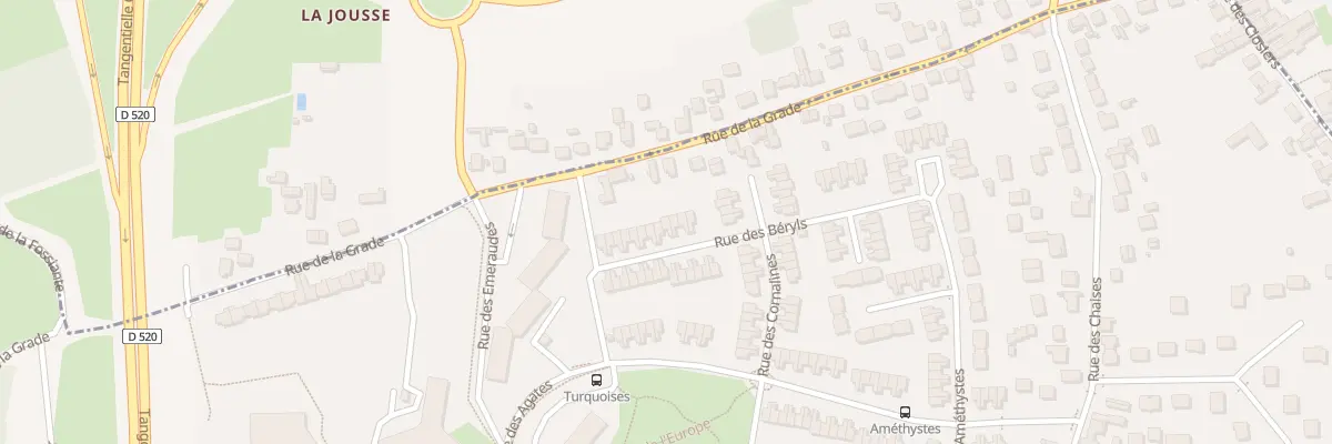 Plan du 40 Rue des Beryls à Saint-Jean-de-la-Ruelle