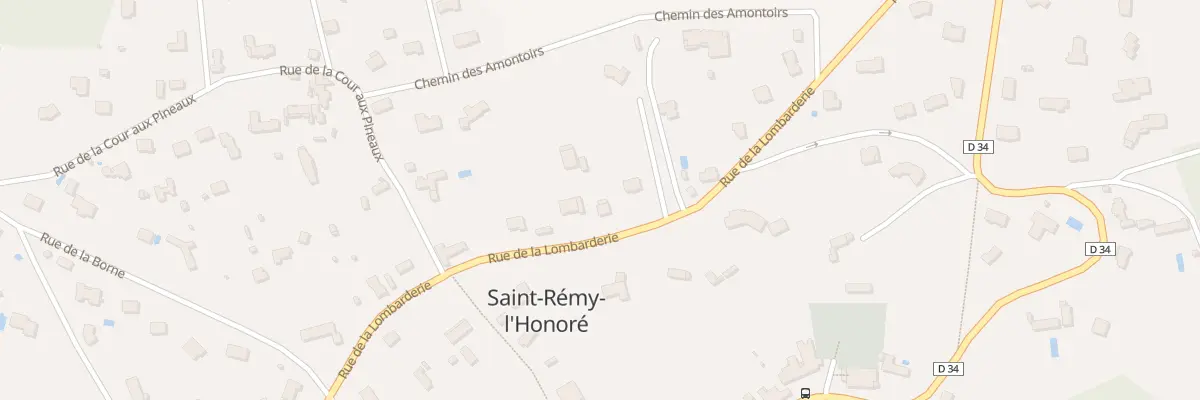 Plan du 15 Rue de Lombarderie à Saint-Rémy-l’Honoré