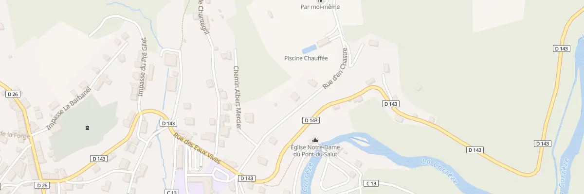Plan du 7 Rue d’En Chastre à Corrèze