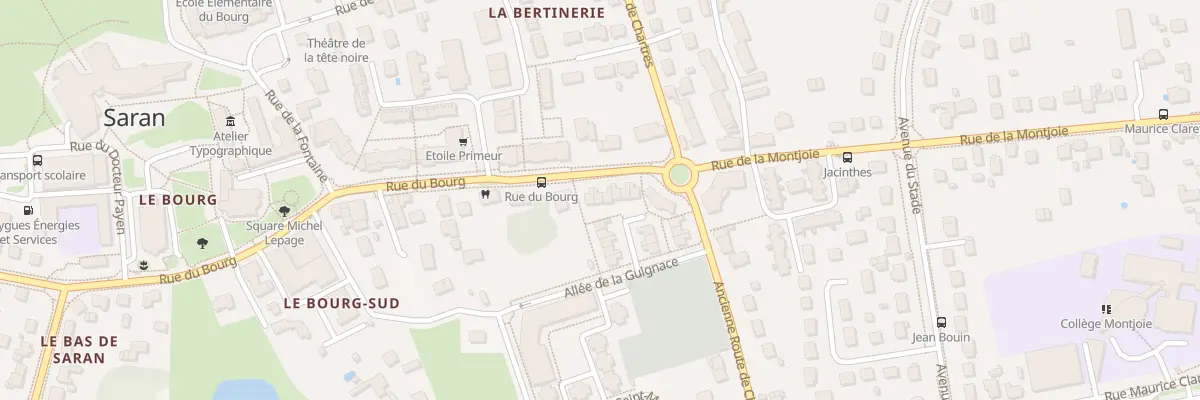 Plan du 65 Rue du Bourg à Saran