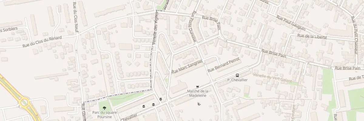 Plan du 7 Rue Georges Papelier à Orléans