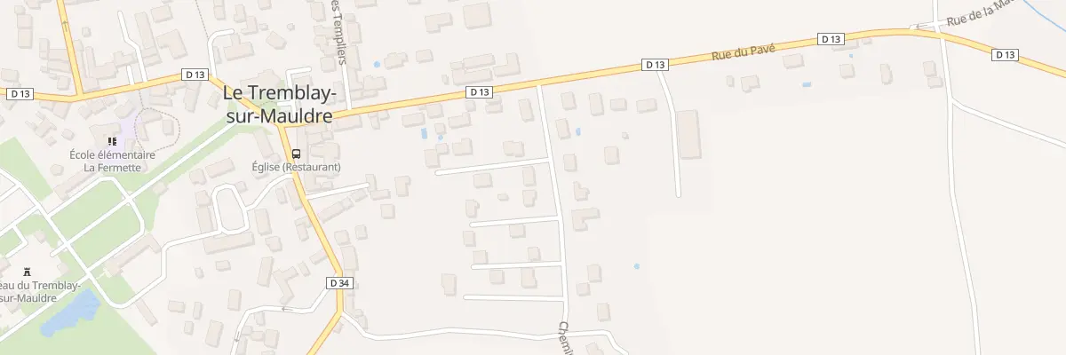 Plan du 6 Che de la Hunière au Tremblay-sur-Mauldre