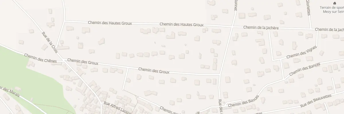 Plan du 16 Che des Groux à Mézy-sur-Seine
