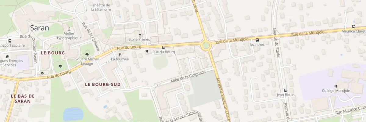 Plan du 99 All de la Guignace à Saran