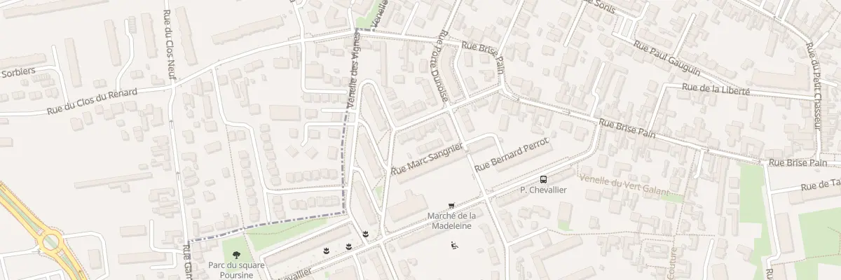 Plan du 5 Rue Georges Papelier à Orléans