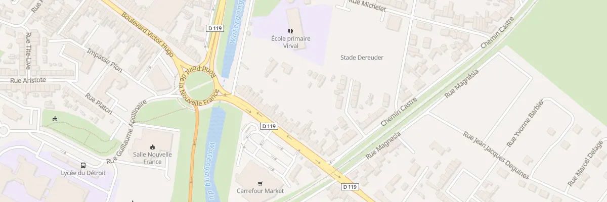 Plan du 95 Rte de Saint-omer à Calais