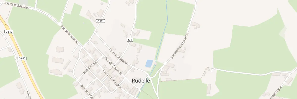 Plan du 5236F La Riviere à Rudelle