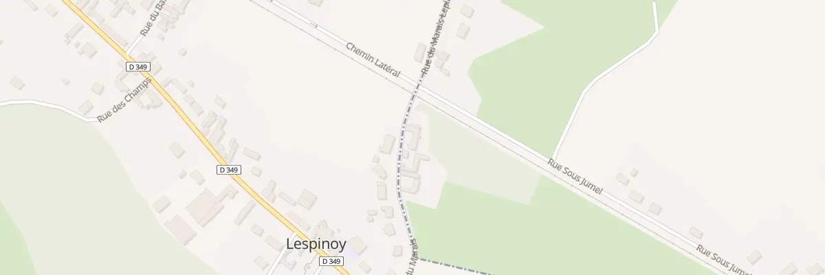 Plan du 204 Rue du Marais de Lépinoy à Beaurainville