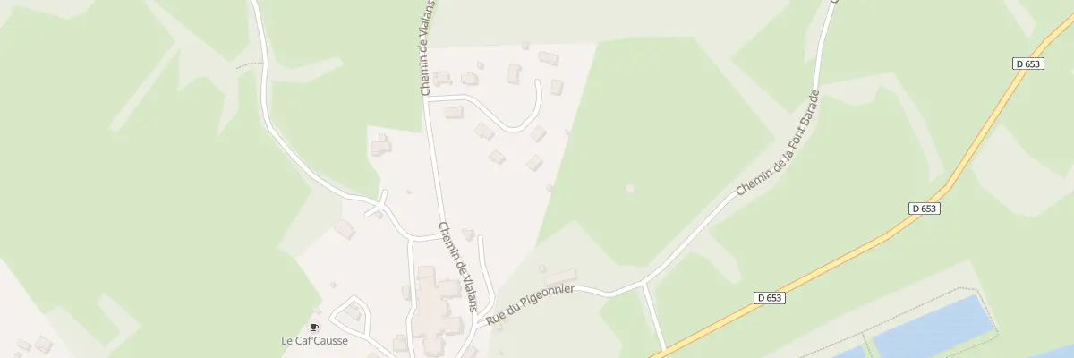 Plan du 94 Imp des Pradels à Assier