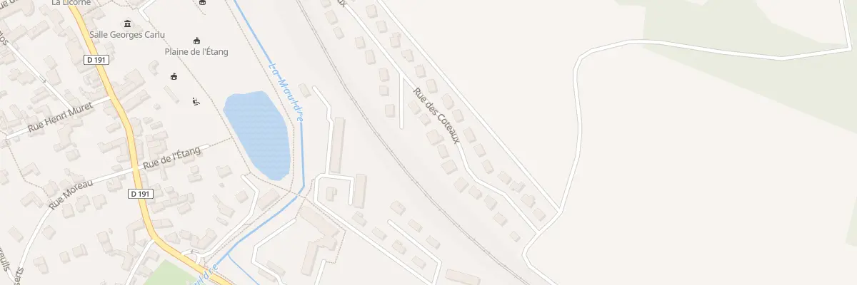 Plan du 50 Rue des Coteaux à Beynes
