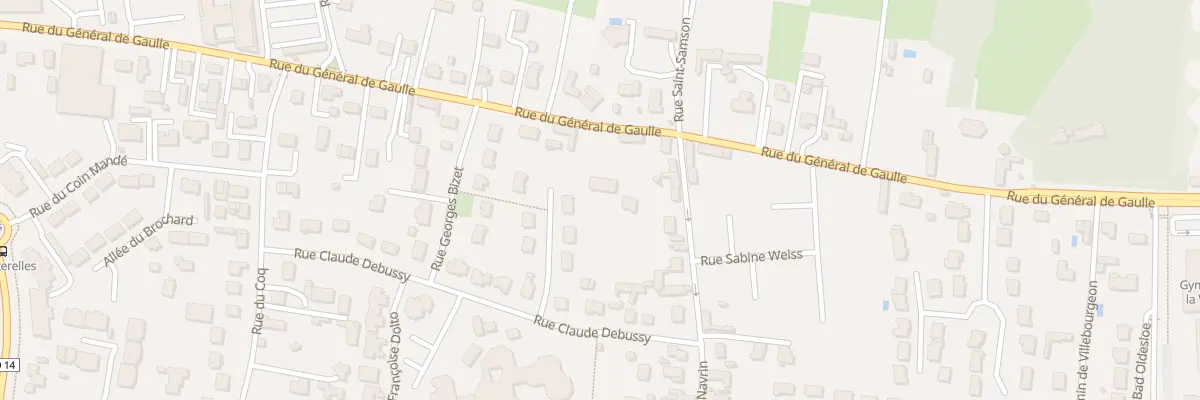 Plan du 1609 Rue du Gen de Gaulle à Olivet