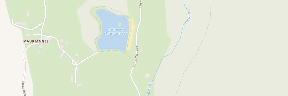 Plan du 5199 Maurianges à Chaumeil