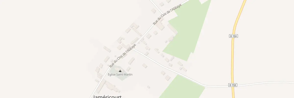 Plan du 1B Rue des Flocourts à Jaméricourt