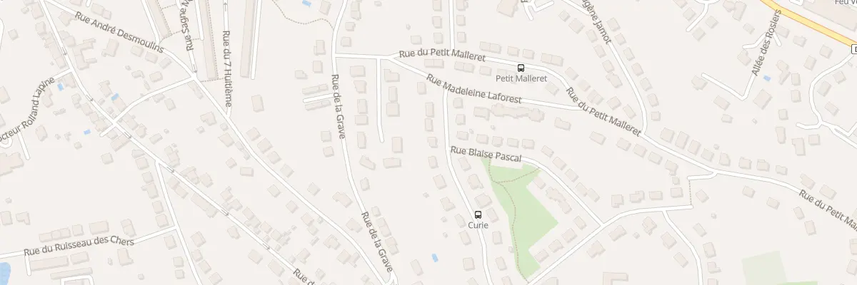 Plan du 7 Rue Pierre et Marie Curie à Guéret