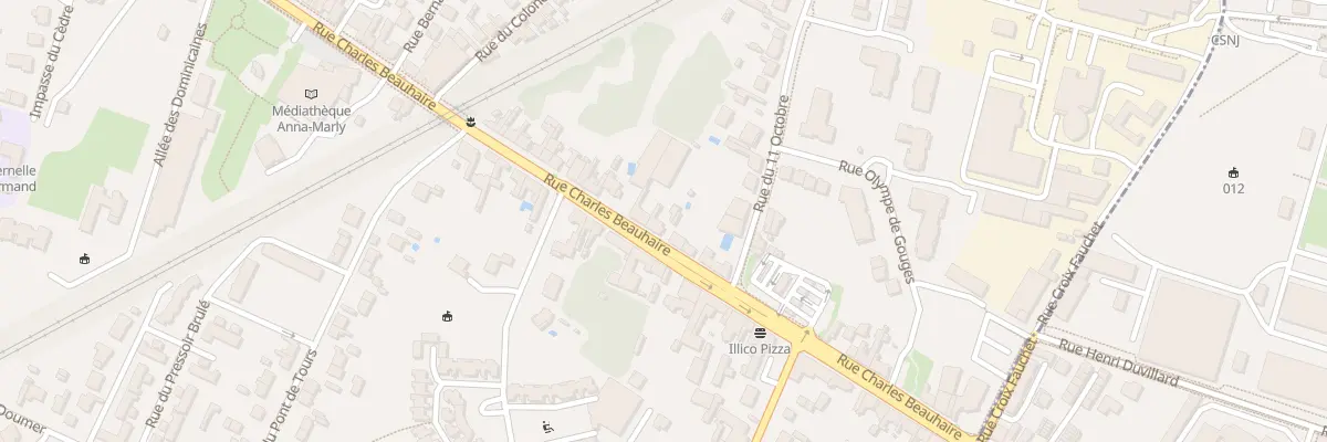 Plan du 28 Rue Charles Beauhaire à Saint-Jean-de-la-Ruelle