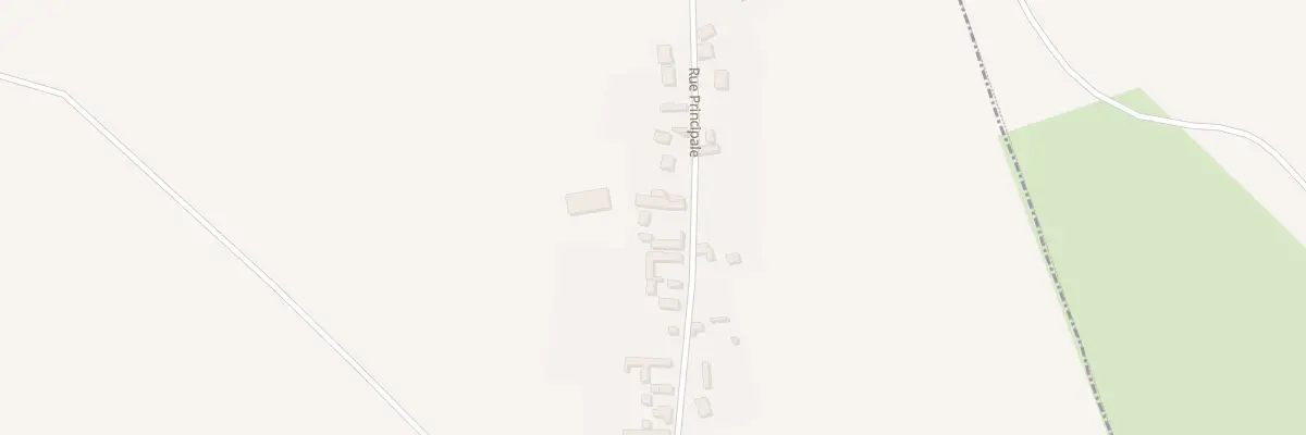Plan du 25 Rue Principale au Vaumain