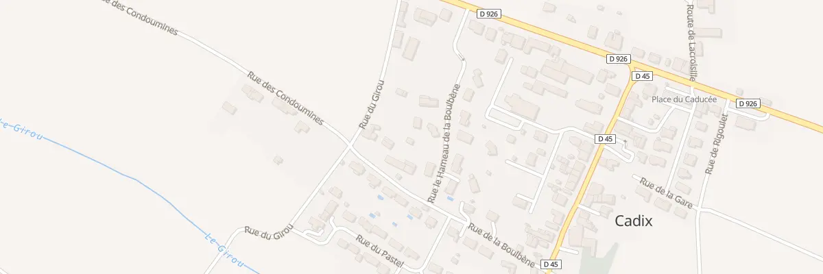 Plan du 4 Rue le Hameau de la Boulbène à Cuq-Toulza