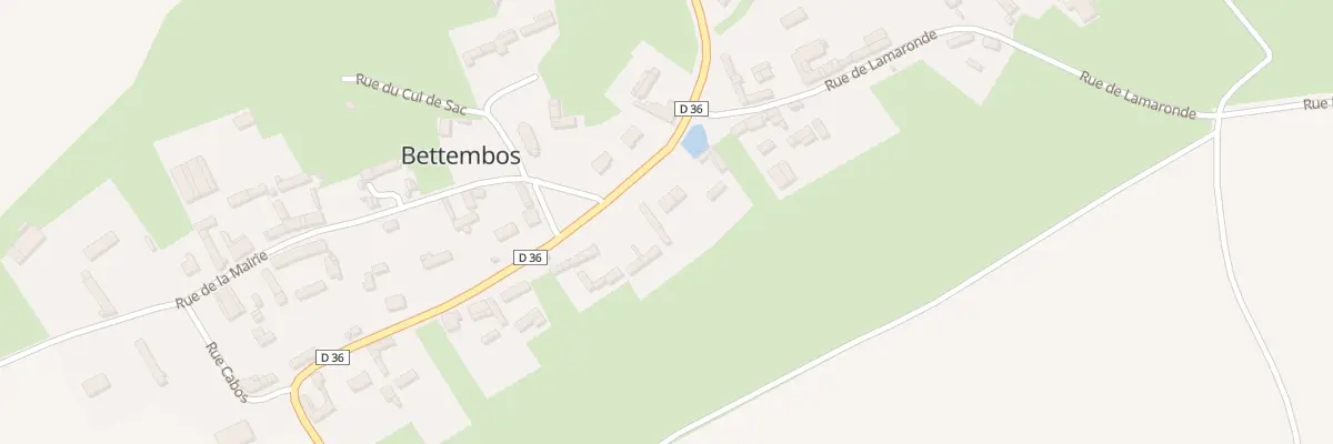 Plan du 19 Gr Grande Rue à Bettembos