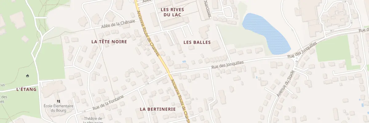 Plan du 836 Rue des Jonquilles à Saran