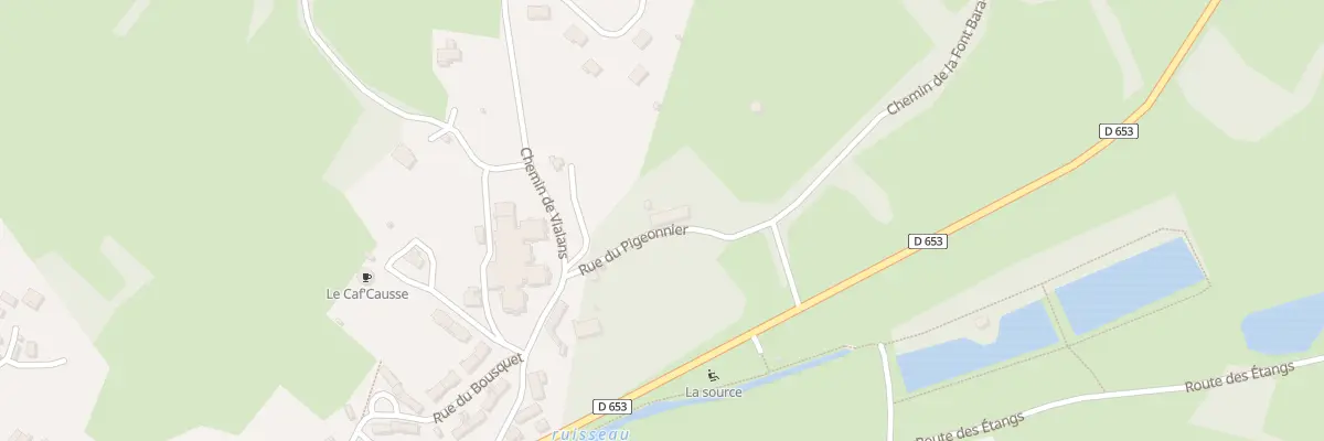 Plan du 225 Rue du Bousquet à Assier