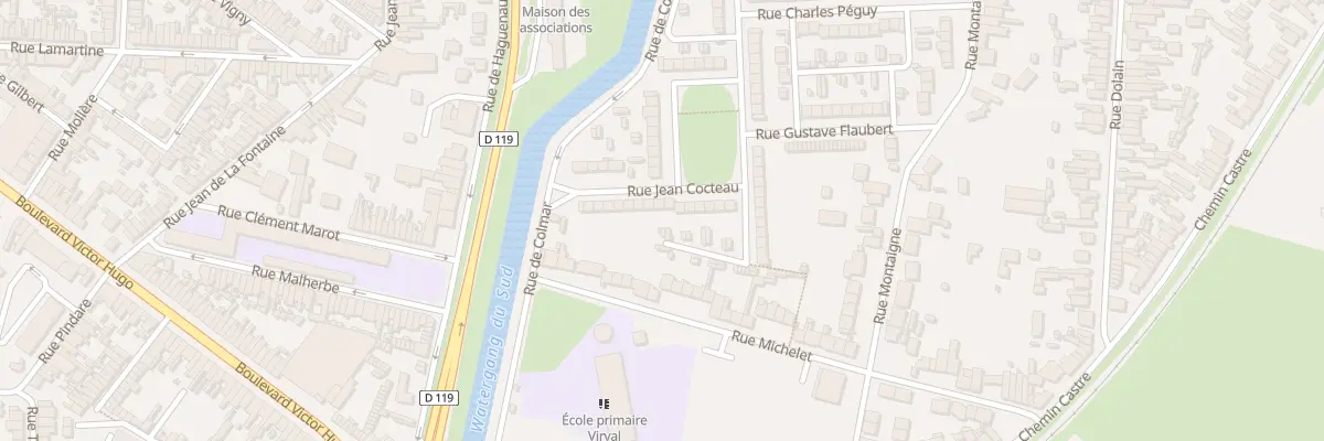 Plan du 15 Rue Jean Cocteau à Calais