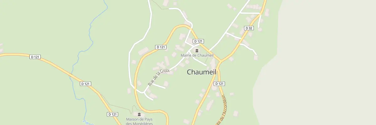 Plan du 5105 Le Bourg à Chaumeil