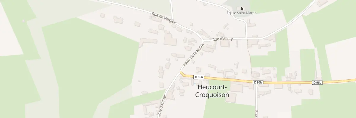 Plan du 76 Pl de la Mairie à Heucourt-Croquoison